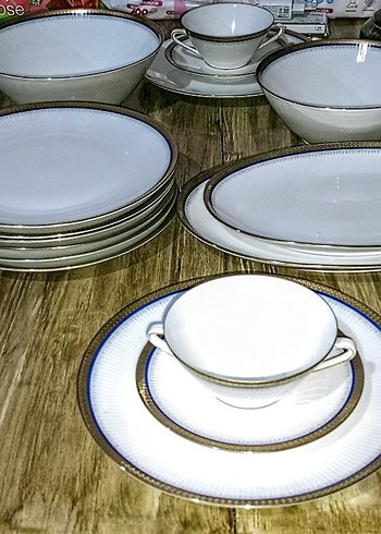 Bavaria Parlak Altın Kenarlı Yemek Takımı - Görsel 9