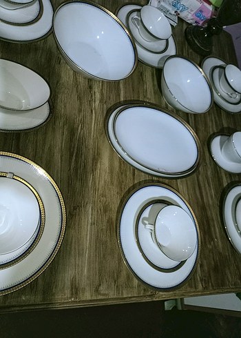 Bavaria Parlak Altın Kenarlı Yemek Takımı - Görsel 11