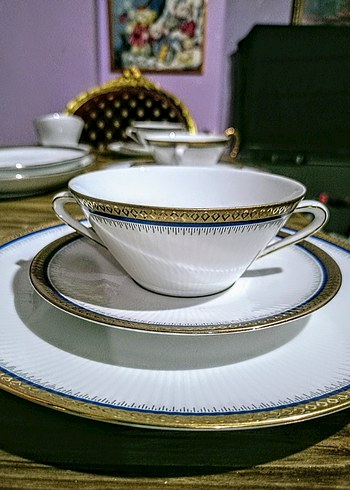 Bavaria Parlak Altın Kenarlı Yemek Takımı - Görsel 4