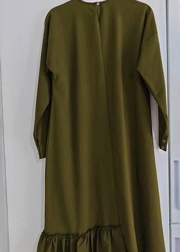 Haki Renk Uzun Hamile Tunik - Görsel 2
