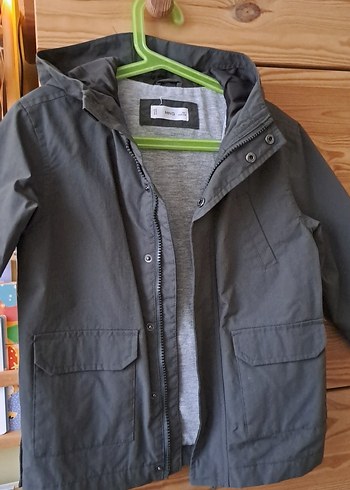 Haki Erkek Çocuk Düğmeli Ceket - Görsel 4