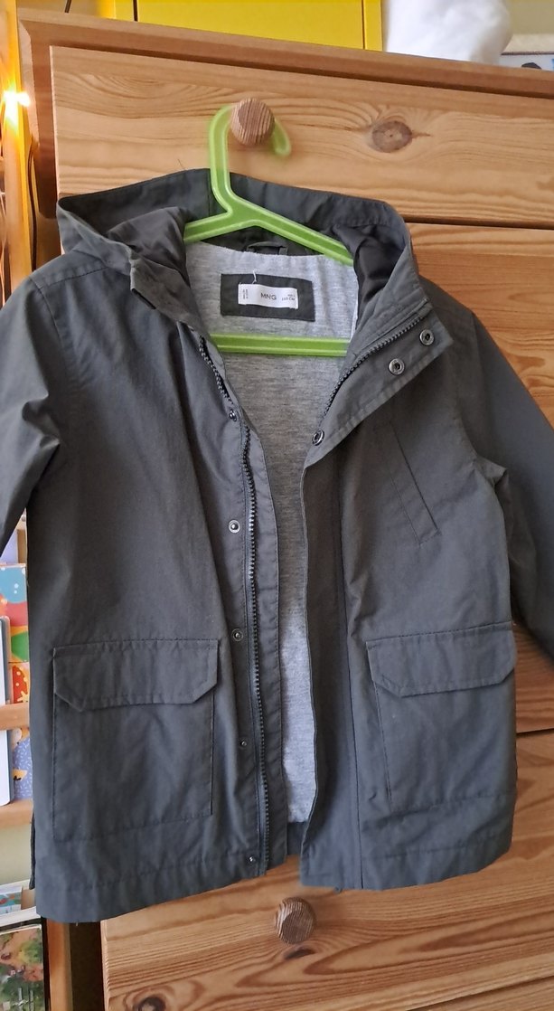 Haki Erkek Çocuk Düğmeli Ceket - Görsel 4