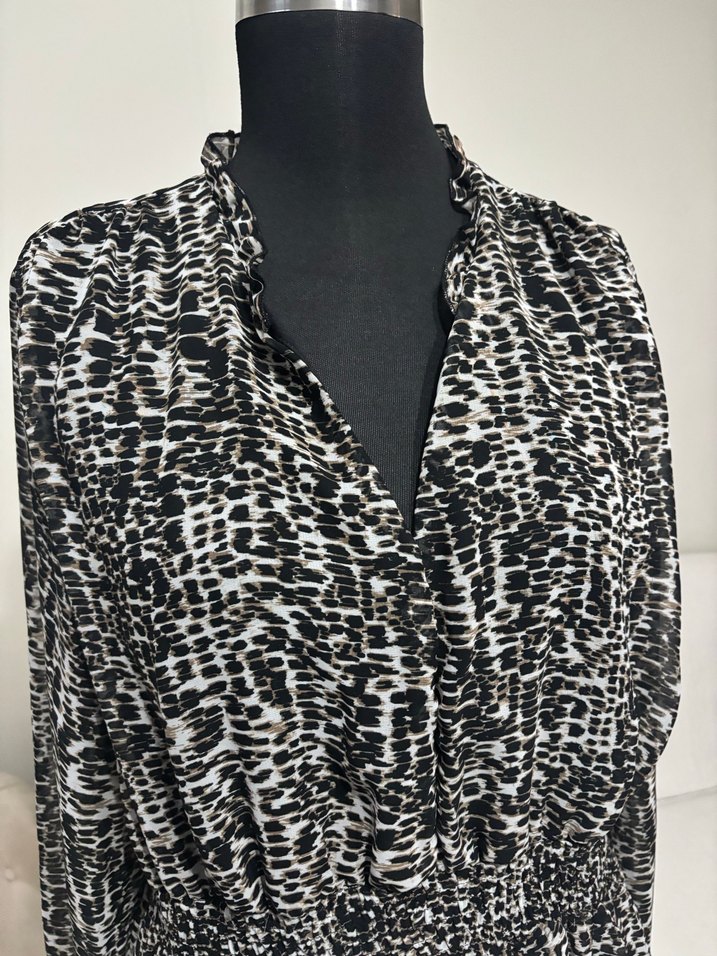 Leopar elbise - Görsel 4