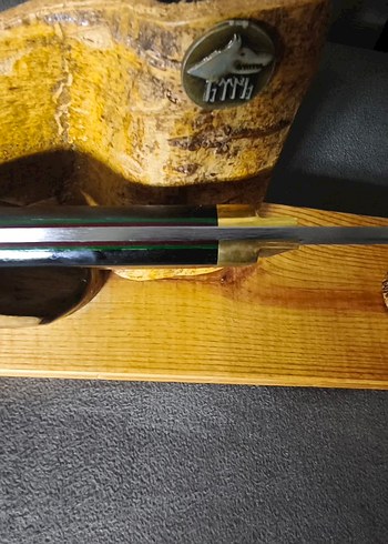 Kartal işlemeli Bohler D2 Çelik Bıçak - Görsel 3