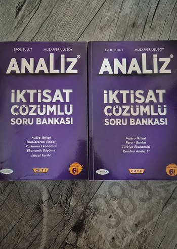 Analiz İktisat Çözümlü Soru Bankası 6. Cilt