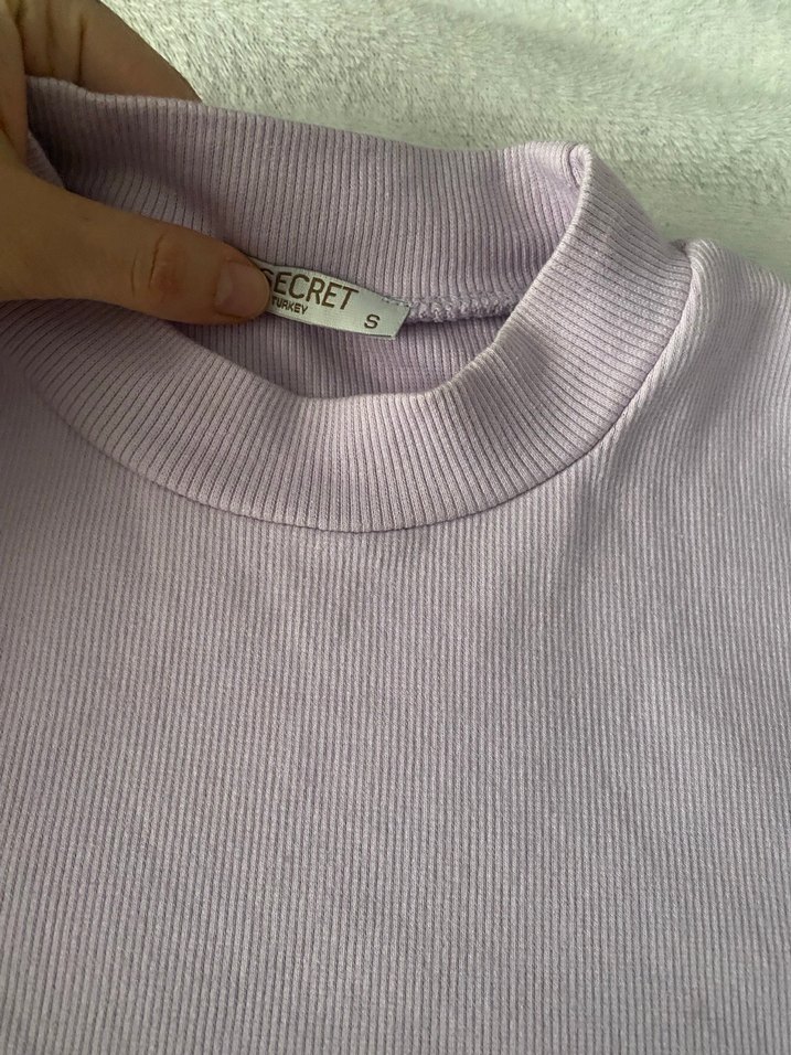 Pembe Örgü Mini Etek-Bluz takım - Görsel 3