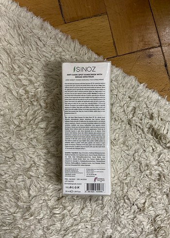 Sinoz Güneş Koruyucu SPF 50+ - Görsel 2