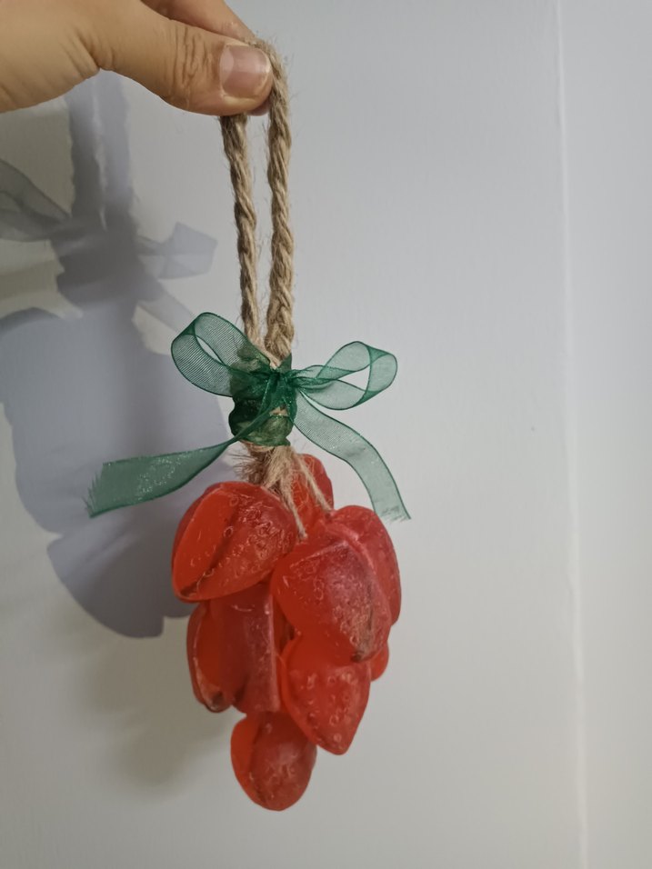 Kırmızı Üzüm Şeklinde Asılabilir Sabun - Görsel 3