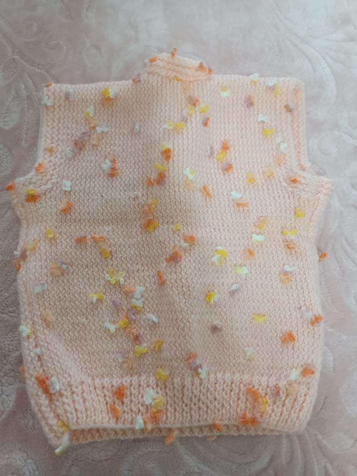 Kız Çocuk Nakışlı Triko Süveter - Görsel 2