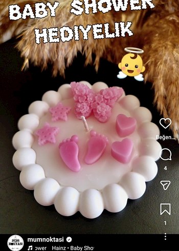 Pastel Renkli Baby Shower Mum - Görsel 2