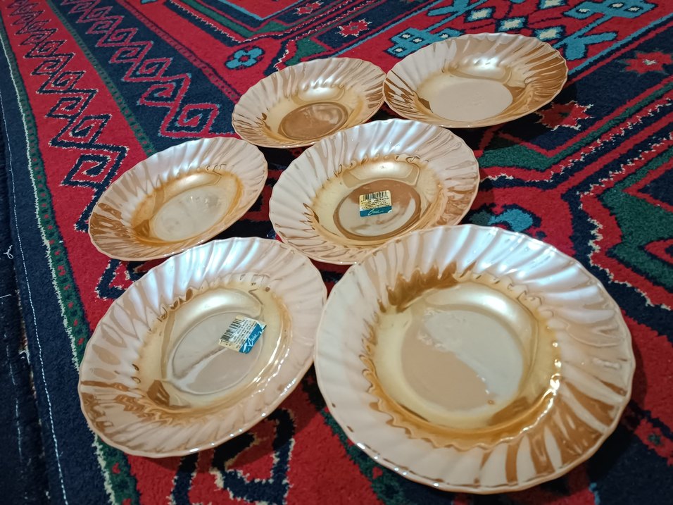 6'lı Yemek Tabağı Seti Meksika üretimi - Görsel 5