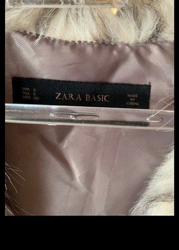 Gri Zebra Desenli Kürklü Kadın Yelek - Görsel 2