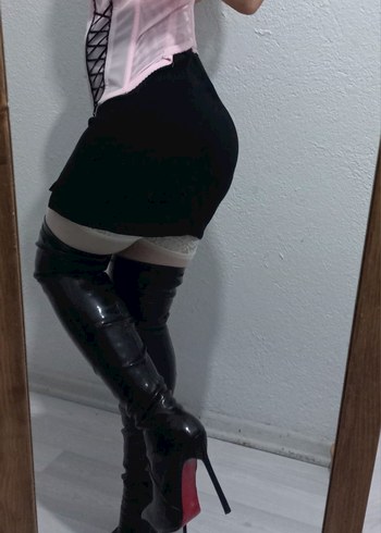 Siyah Rugan Tokalı Dizüstü İnce Topuklu Bot - Görsel 2