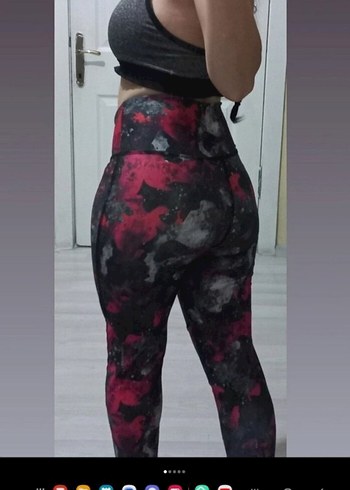 Siyah Kadın Spor Tayt - Günlük Şıklık - Görsel 5