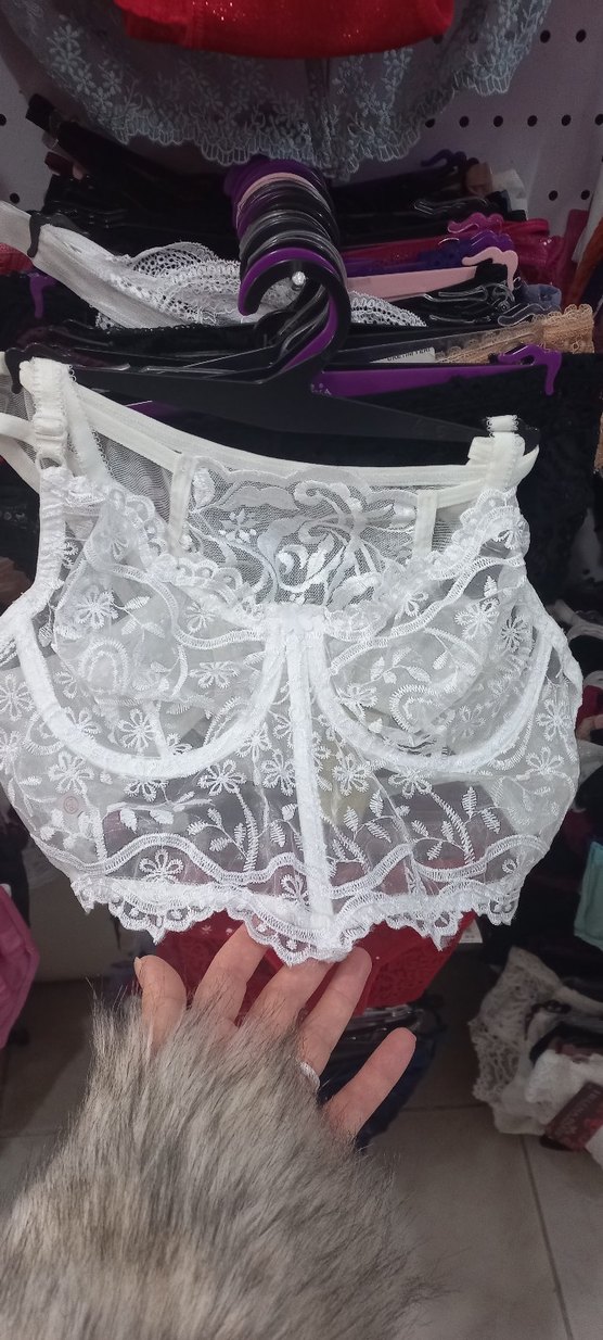 Kırmızı Mini Goth Büstiyer Sütyen - Görsel 3