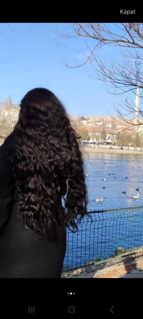 Kapüşonlu Siyah Uzun Kaban - Görsel 2