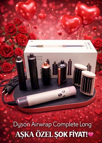 Sevgililer gününe özel Dyson Airwrap Saç şekillendirici set - Görsel 2