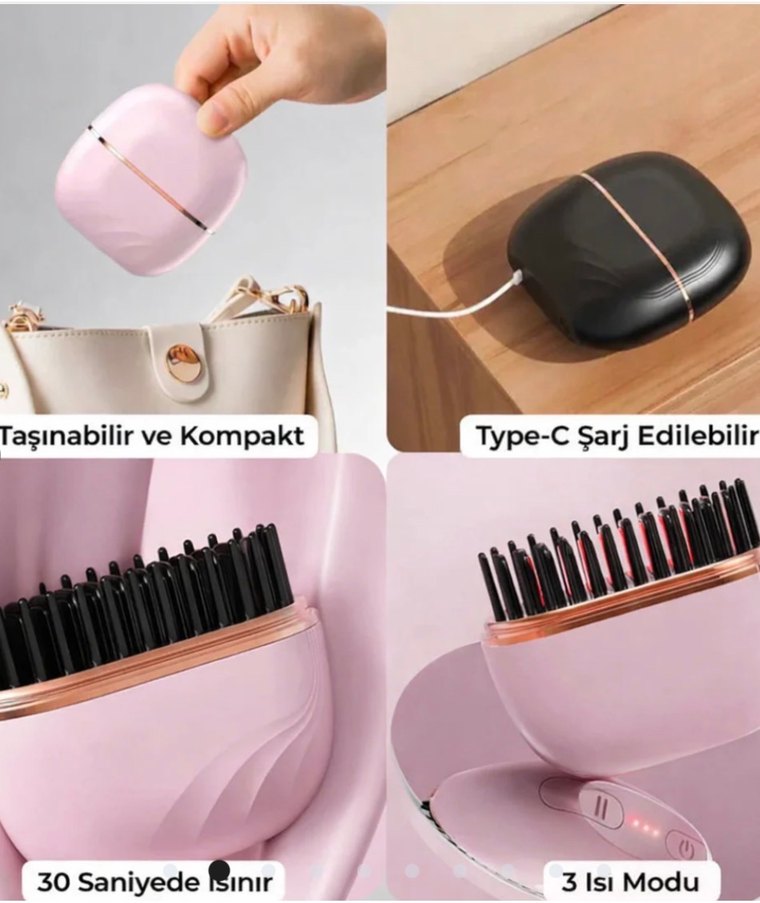 Taşınabilir Mini Saç Düzleştirici - Görsel 4