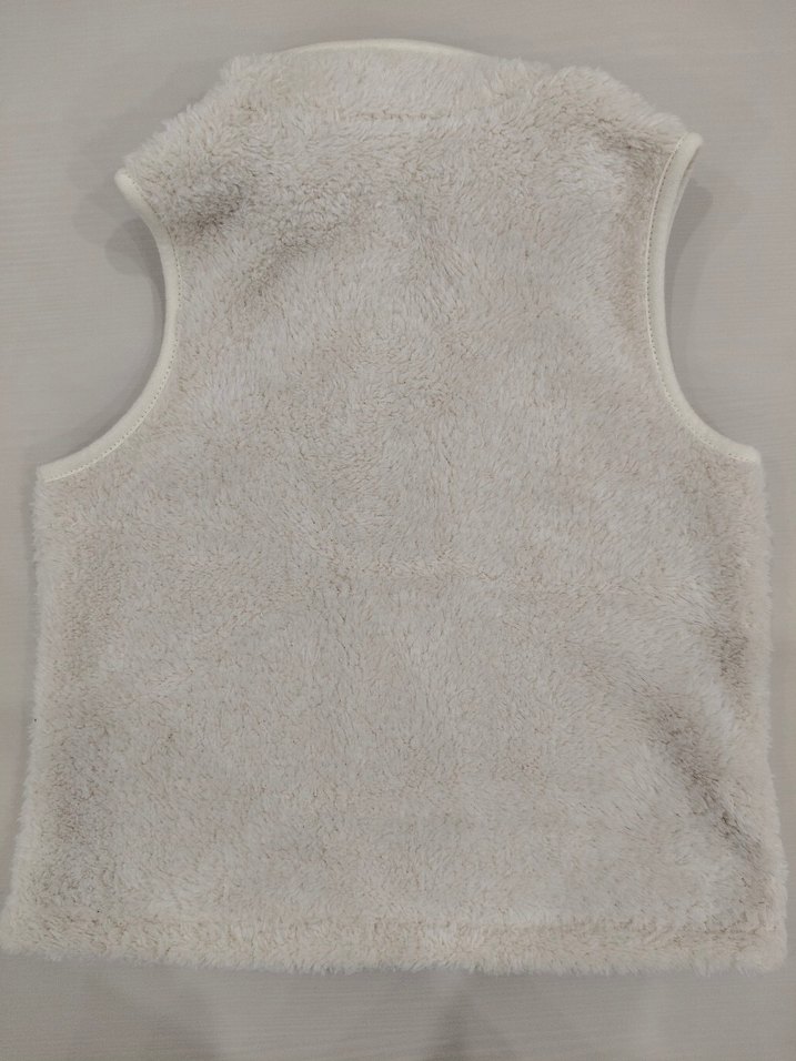 Kız Çocuk Bej Kürklü Yelek 3-4 yaş - Görsel 3