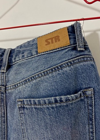 Kadın Mavi Denim Normal Paça Jean - Görsel 5