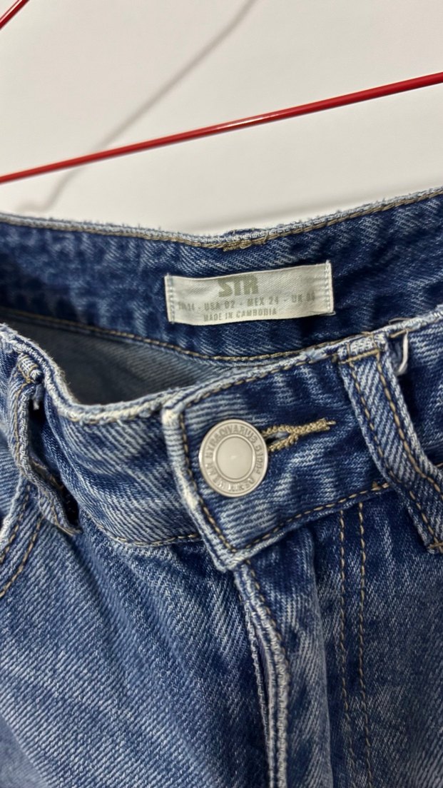 Kadın Mavi Denim Normal Paça Jean - Görsel 3