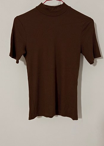 Kahverengi Kadın Dar Kesim body - Görsel 2