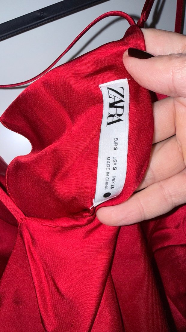 Bordo Tek Omuzlu Uzun Kadın Elbise - Görsel 3