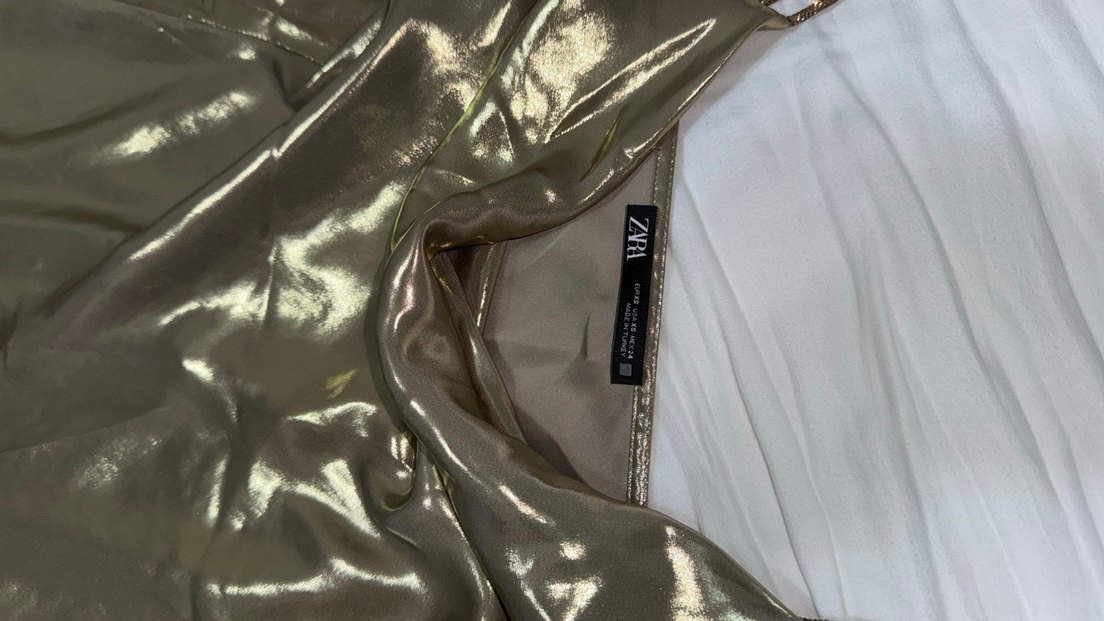 Kadın Parlak Siyah Avant-Garde Wrap - Görsel 3