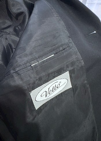 Düğmeli Vintage Siyah  Ceket - Görsel 3