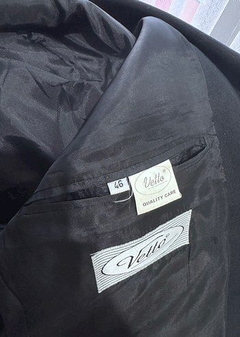 Düğmeli Vintage Siyah  Ceket - Görsel 2