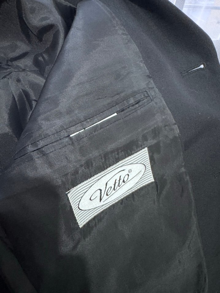 Düğmeli Vintage Siyah  Ceket - Görsel 3