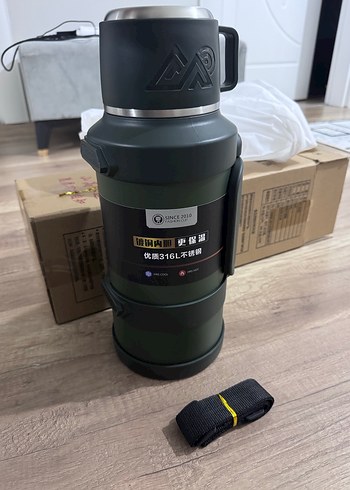 Safe Dağcı Termos 3200 ml haki - Görsel 4