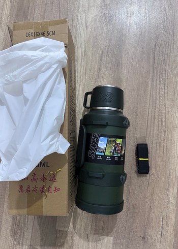 Safe Dağcı Termos 3200 ml haki - Görsel 3