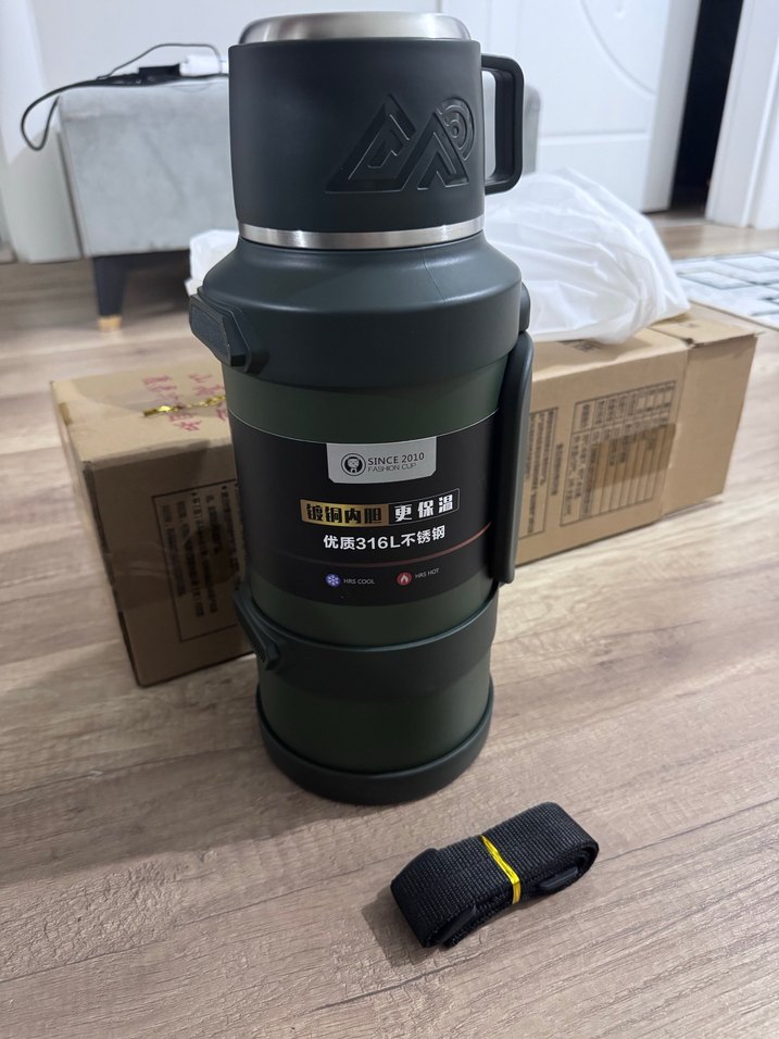 Safe Dağcı Termos 3200 ml haki - Görsel 4