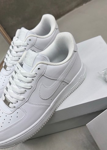 Beyaz İTHAL Nike Air Force 1 Erkek Spor Ayakkabı - Görsel 4