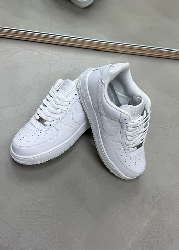 Beyaz İTHAL Nike Air Force 1 Erkek Spor Ayakkabı - Görsel 7
