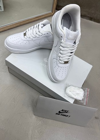 Beyaz İTHAL Nike Air Force 1 Erkek Spor Ayakkabı - Görsel 8