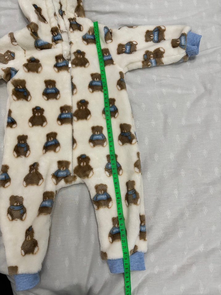 Kürklü Kapüşonlu Erkek Bebek Tulum - Görsel 2