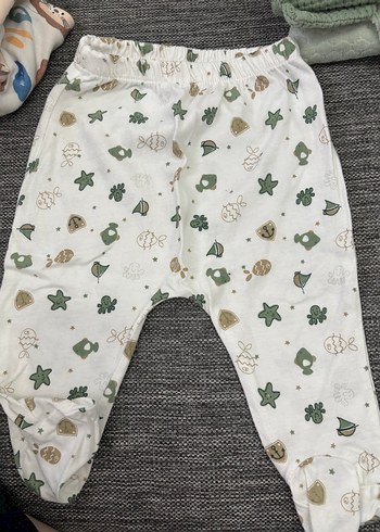 Baskılı Beyaz Bebek İçlik - Görsel 4