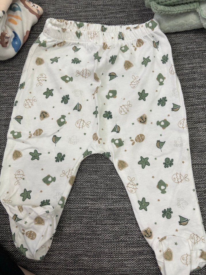 Baskılı Beyaz Bebek İçlik - Görsel 4