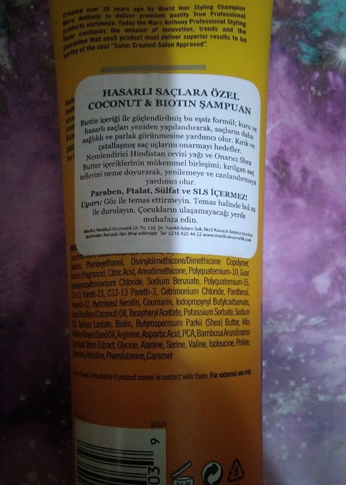 Marc Anthony Şampuan  - Görsel 3