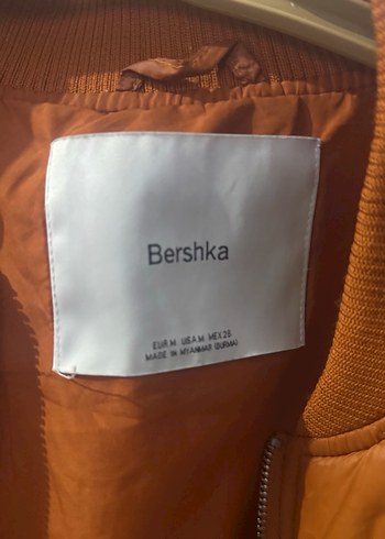 Kahverengi Deri Bomber Ceket - Görsel 2