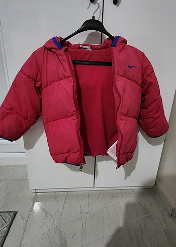 Kız Çocuk Pembe Fermuarlı Mont - Görsel 3