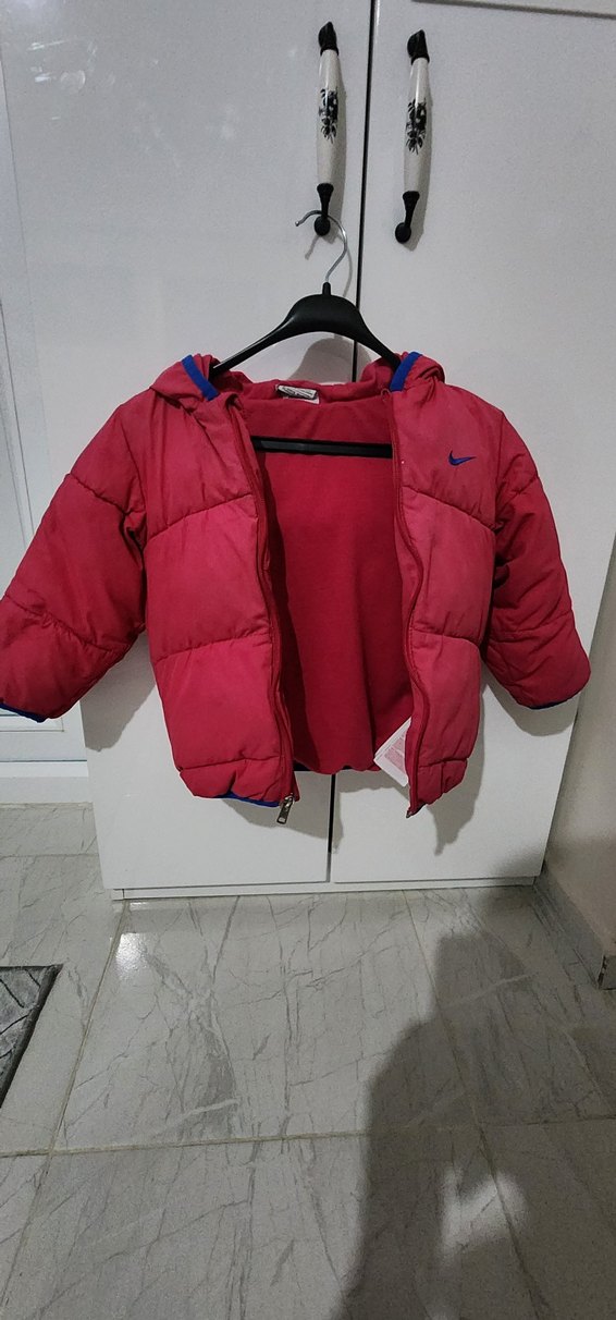 Kız Çocuk Pembe Fermuarlı Mont - Görsel 3