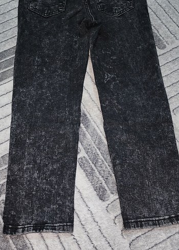 Gri Bağlamalı Regular Fit Erkek Denim Pantolon - Görsel 2