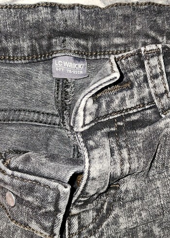 Gri Bağlamalı Regular Fit Erkek Denim Pantolon - Görsel 3