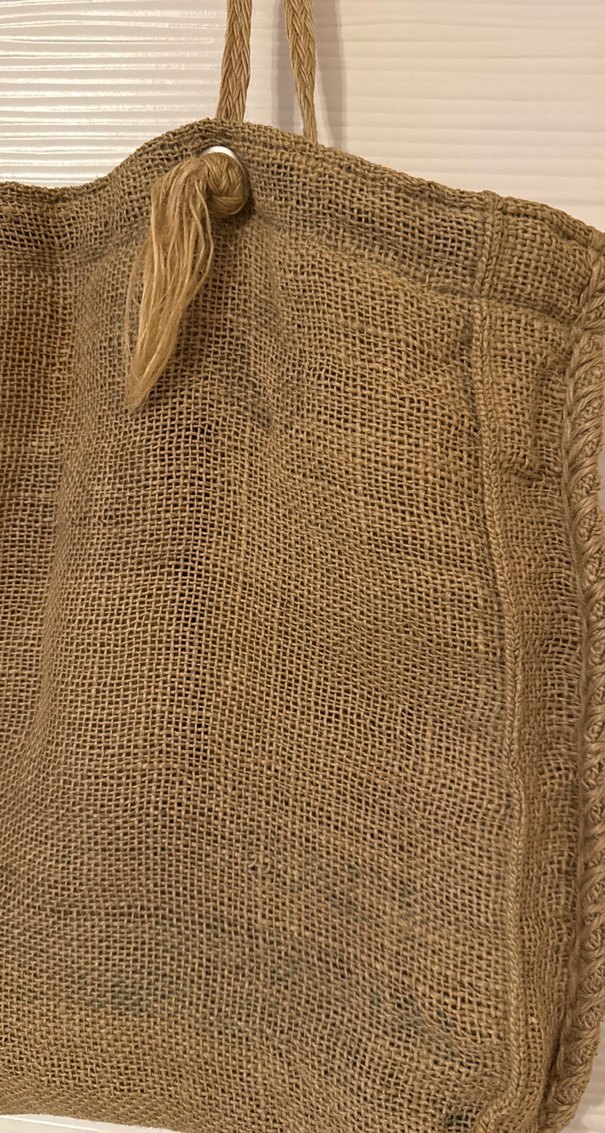 Bej Keten Bohem Günlük Kadın Çantası - Görsel 2