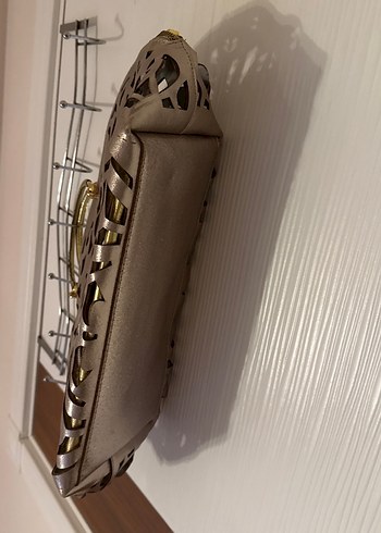 Vintage Yılan Desenli Zincir Detaylı Deri Çanta - Görsel 3