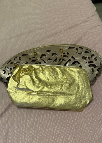 Vintage Yılan Desenli Zincir Detaylı Deri Çanta - Görsel 7