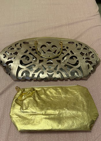 Vintage Yılan Desenli Zincir Detaylı Deri Çanta - Görsel 5